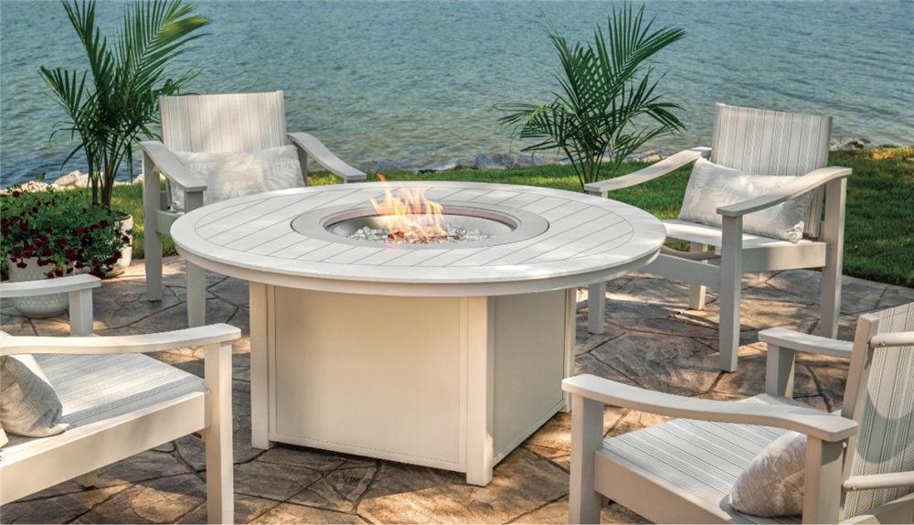 Patio Fire Dining Table